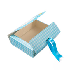 12 CAVITY RIBBON CHOCOLATE BOX-ITS A BOY (7.5*6*2 INCH) (BK-95-BY-BABY BLUE)