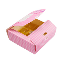 9 CAVITY RIBBON CHOCOLATE BOX-ITS A GIRL (5.75*5.75*2 INCH) (BK-96-GL-BABY PINK)