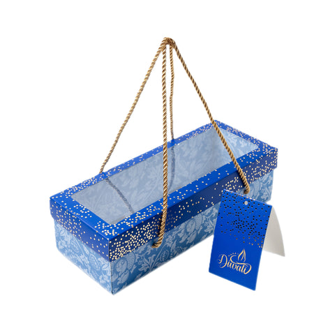 3 Jar Hamper Box With Window And Rope Handle (10*3.5*3 Inch) (BK-99-DB)