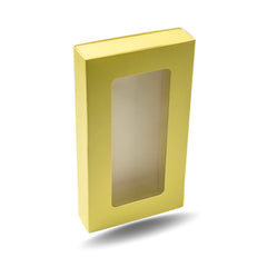 SLIDER CHOCOLATE BAR BOX WITH WINDOW (6.5 x 3.5 x 1 INCH) (CBR-03)
