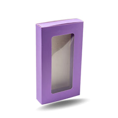 SLIDER CHOCOLATE BAR BOX WITH WINDOW (6.5 x 3.5 x 1 INCH) (CBR-03)