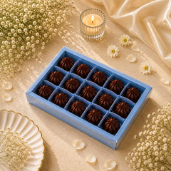 15 Cavity Chocolate Box/Candle Box with Transparent Lid- 8*5*1.5 Inch (CK-19)
