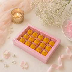 15 Cavity Chocolate Box/Candle Box with Transparent Lid- 8*5*1.5 Inch (CK-19)