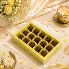 15 Cavity Chocolate Box/Candle Box with Transparent Lid- 8*5*1.5 Inch (CK-19)