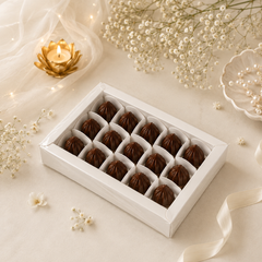 15 Cavity Chocolate Box/Candle Box with Transparent Lid- 8*5*1.5 Inch (CK-19)