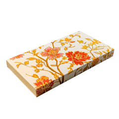 18 CAVITY SLIDER CHOCOLATE BOX WITH PRINTED SLEEVES AND GOLDEN TRAY (28*14*3 CM) (CK-4-MM)