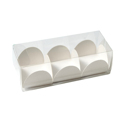 3 PC PVC TRANSPARENT BOX WITH PAPER CAVITY-5*1.75*1.75 INCH (CN-10)