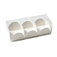 3 PC PVC TRANSPARENT BOX WITH PAPER CAVITY-5*1.75*1.75 INCH (CN-10)