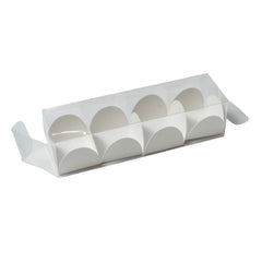 4 PC PVC TRANSPARENT BOX WITH PAPER CAVITY-6.5*1.75*1.75 INCH (CN-11)