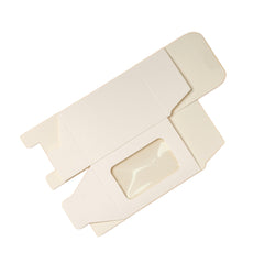 Jar Candle Box with Window-White-2.75*2.75*4 Inch (CN-3)
