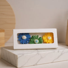 Tealight/Daisy Candle Box-White-7.5*3.42*0.70 INCH (CN-4)