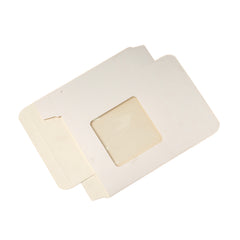 Lotus Urli Candle Box With Window-White-5.5*5.5*1.5 Inch (CN-5)