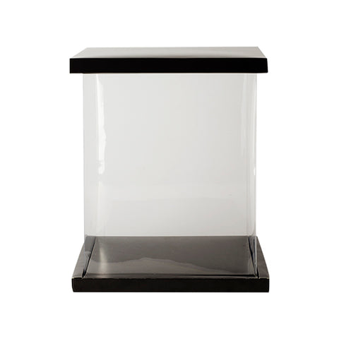 White & Black Full Display Tall Cake Box-12*12*15 Inch (TCB-3-W15)