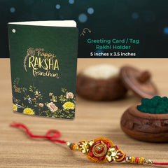 Rakhi Card | Tag | Rakhi Holder- (TG-2-GREEN)