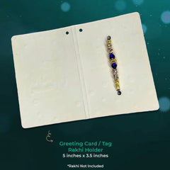 Rakhi Card | Tag | Rakhi Holder- (TG-2-GREEN)
