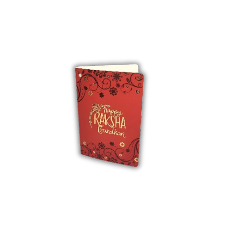 Rakhi Card | Tag | Rakhi Holder- (TG-2-RED)