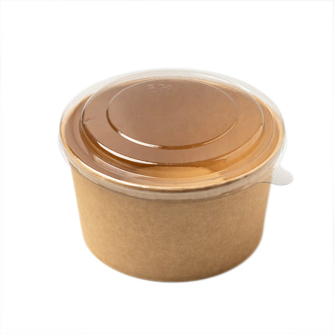 1000 ML PAPER TUB WITH LID BROWN KRAFT ( Tub-1000 )
