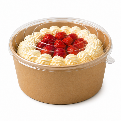 1000 ML PAPER TUB WITH LID BROWN KRAFT ( Tub-1000 )