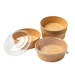 500 ML PAPER TUB WITH LID BROWN KRAFT ( Tub-500 )