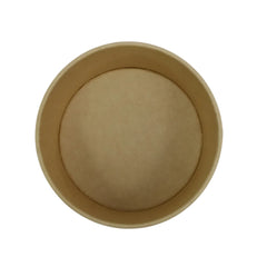 500 ML PAPER TUB WITH LID BROWN KRAFT ( Tub-500 )