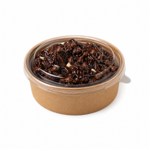 500 ML PAPER TUB WITH LID BROWN KRAFT ( Tub-500 )