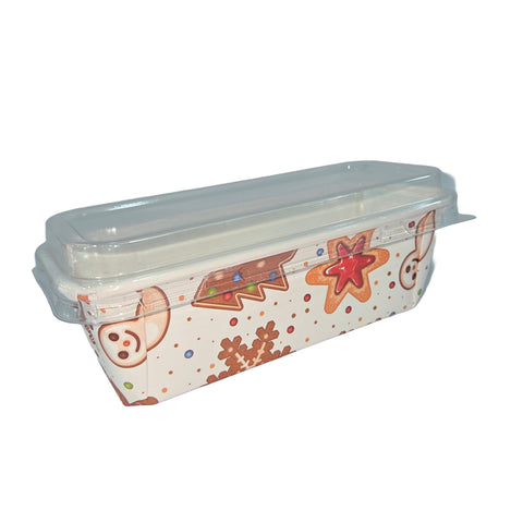 BAKE AND SERVE PRINTED MEDIUM PLUMPY MOULD 250 ML- CHRISTMAS PRINT