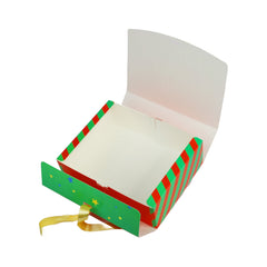CHRISTMAS RIBBON HAMPER BOX (9*7*3 INCH) (BK-94 RS)